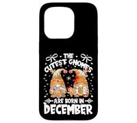 Christmas Gingerbread Birthday Gnomes Xmas Born in December Coque pour iPhone 15 Pro