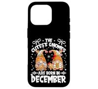 Christmas Gingerbread Birthday Gnomes Xmas Born in December Coque pour iPhone 16 Pro