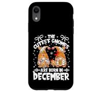 Christmas Gingerbread Birthday Gnomes Xmas Born in December Coque pour iPhone XR