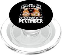 Christmas Gingerbread Birthday Gnomes Xmas Born in December PopSockets PopGrip pour MagSafe