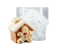 Christmas Gingerbread House Mold Crafting Tool Gingerbread Candle Moule