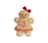 Christmas Gingerbread Man Toy Cuddly - Plux Figure, Jouet Doux Moelleux, Cadeau de Noël décoratif, Doux et sûr, emballé sous Vide | Cadeaux d'anniversaire et de Vacances pour Les
