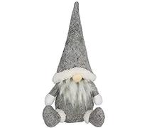 Christmas GNOME Dain en Peluche Doll Santa Faceless Ornements pour la Maison de Foyer de Vacances Gris | Poupée sans Visage Noël