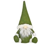 Christmas GNOME Dain en Peluche Poupée Santa Ornements sans Visage pour Les décorations de cheminée de Vacances à la Maison Green | Poupée sans Visage Noël