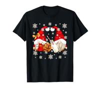 Christmas GNOME for Mom and Dad Funny Mr and Mrs Santa Claus T-Shirt