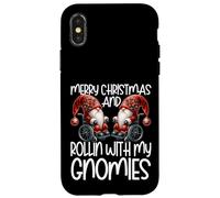 Christmas GNOME Saying for Senior Citizens Wheelchair Santa Coque pour iPhone X/XS
