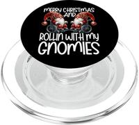 Christmas GNOME Saying for Senior Citizens Wheelchair Santa PopSockets PopGrip pour MagSafe