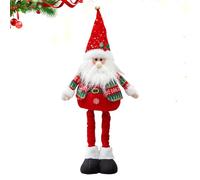 Christmas Gnomes Decorations - Handmade Santa Plush Dolls, Festive Holiday Gnomes, Adorable Seasonal Table Display | Scandinavian Winter Home Decor, Cute Christmas Accents, Great Presents For Home Off