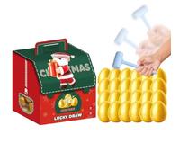 Christmas Golden Eggs | 24 Day Reusable Toy, Advent Countdown Calendar-Collectible Game Toy | For Teen Adult Boy Girl Women Men Family Vacation Holiday Classroom Offices Desk