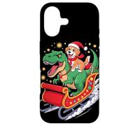 Christmas Golden Retriever T-Rex Dinosaur GR Dog Goldie Coque pour iPhone 17