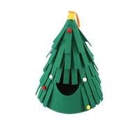 Christmas Hamster Cage, Christmas Bed for Hamster, Cozy Hamster Christmas Hideaway, Hamster Christmas, Christmas Hamster Bed with Soft Cushion for Small Animals & Birds, Hamster
