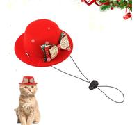 Christmas Hats For Pets, Deer Pattern Pet Hats, Adjustable Pet Costume, Soft Pet Christmas Ornaments, Bow Tie Dog Hats, Cute Cat Christmas Hat, Festive Dog Accessories, Holiday Pet Outfit, Comfortable