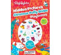 Christmas Hidden Pictures Puffy Sticker Playscenes