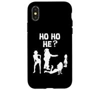 Christmas Ho Ho He Santa Clause de Noël pour Adulte Coque pour iPhone X/XS
