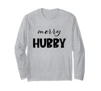 Christmas Holiday Husband, Family Matching, Xmas Merry Hubby Manche Longue