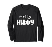 Christmas Holiday Husband, Family Matching, Xmas Merry Hubby Manche Longue