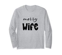 Christmas Holiday Husband, Family Matching, Xmas Merry Wife Manche Longue