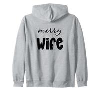 Christmas Holiday Husband, Family Matching, Xmas Merry Wife Sweat à Capuche