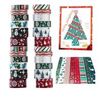 Christmas Holiday Washi Tape Set Xmas Winter Foil Washi Masking Tape Bullet Journal Kids Chirstmas Craft Supplies with Sno.