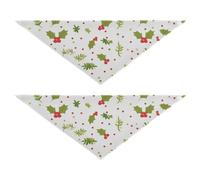 Christmas Hollies Pet Good Breathability Lot de 2 pièces pour déguisement de festival Animaux de compagnie qui veulent se déguiser 63,5 x 23,5 x 22,9 cm