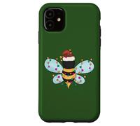 Christmas Honey Bee String Lights for Beekeeper & Bee Lover Coque pour iPhone 11