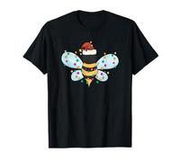 Christmas Honey Bee String Lights for Beekeeper & Bee Lover T-Shirt