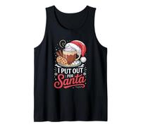 Christmas I Put Out for Santa Cookies Milk Kids Women Men Débardeur