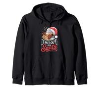 Christmas I Put Out for Santa Cookies Milk Kids Women Men Sweat à Capuche