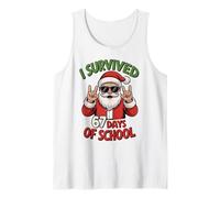 Christmas I Survived 67 Days of School Slang 6 7 Bruh Gen Alpha Z Débardeur