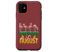 Christmas in August Flamingo Summer Ananas Tropical Coque pour iPhone 11