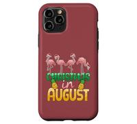 Christmas in August Flamingo Summer Ananas Tropical Coque pour iPhone 11 Pro