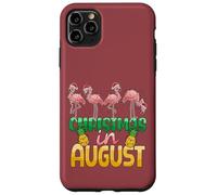 Christmas in August Flamingo Summer Ananas Tropical Coque pour iPhone 11 Pro Max