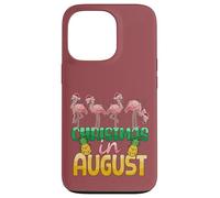 Christmas in August Flamingo Summer Ananas Tropical Coque pour iPhone 13 Pro