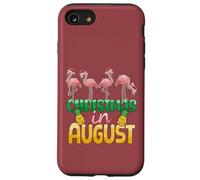 Christmas in August Flamingo Summer Ananas Tropical Coque pour iPhone SE (2020) / 7/8