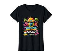 Christmas in August Squad Summer Holiday Party Art T-Shirt Graphique avec Valeur