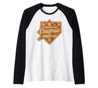 Christmas in Connecticut Chemise Flocon de Neige Cookie Family Holid Manche Raglan