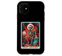 Christmas in Hell Tarot Card ! Scary Horror X-Mas Coque pour iPhone 11