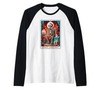 Christmas in Hell Tarot Card ! Scary Horror X-Mas Manche Raglan