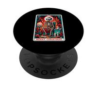 Christmas in Hell Tarot Card ! Scary Horror X-Mas PopSockets PopGrip Adhésif