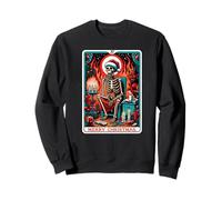 Christmas in Hell Tarot Card ! Scary Horror X-Mas Sweatshirt