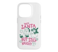 Christmas in July Fatigué Santa But Still Naughty Christmas Coque pour iPhone 14 Pro