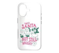 Christmas in July Fatigué Santa But Still Naughty Christmas Coque pour iPhone 17