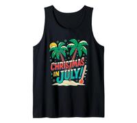 Christmas in July - Fun Family Beach Vacation Summer Xmas Débardeur