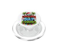 Christmas in July Squad Tropical Summer New Year Design PopSockets PopGrip pour MagSafe