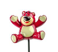 Christmas Inspirations Décoration de jardin Lotso Ours en peluche Disney Pixar Toy Story 34 cm Décoration de jardin décorative pour parterre de fleurs, pelouse ou pot de fleurs Décoration d'extérieur