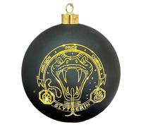 Christmas Inspirations Harry Potter - Boule de Noël Serpentard - 15 cm éclairée - Ornement en verre - Poudlard avec LED blanc chaud - Licence officielle - Décoration de Noël à piles & figurine de