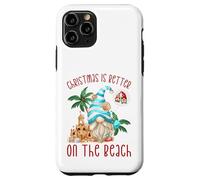 Christmas is Better on The Beach Funny Xmas GNOME Coque pour iPhone 11 Pro