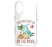Christmas is Better on The Beach Funny Xmas GNOME Coque pour iPhone 17