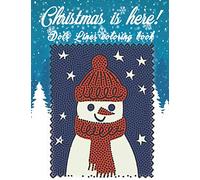 Christmas is here!: Christmas Dots Lines coloring book - Dots lines spirals coloring book (Relaxation & Stress Relief)