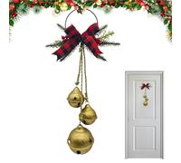 Christmas Jingle Bells Ornaments - Tree Pendant, Holiday Party Supplies for Christmas Decor, Display on Walls Drape Over Mantle to Home's Winter Aesthetic, Window Memorial Ornament, Multi Color